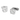 Swarovski Millenia Cufflinks Octagon Cut White Rhodium Plated - Bluestreak Crystals